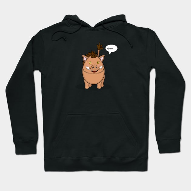 Eggy Warthog Hoodie by Greylady2016